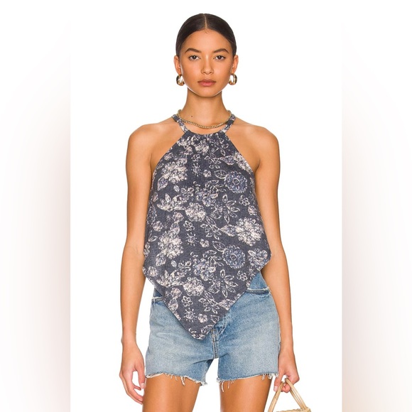 🌻🚨🆕FINAL PRICE🚨 FREE PEOPLE DAISY TANK-NAVY COMBO COLOR - Picture 5 of 15